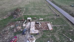 PHOTO House Leveled Down To The Slab By Tornado In Bakersfield Missouri