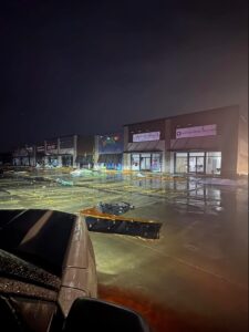 PHOTO Of One Of The Only Shopping Centers Still Standing In Poplar Bluff Missouri After Tornado