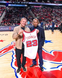 PHOTO Sylvester Turner At Houston Rockets Game With Tilman Fertitta