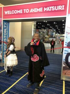 PHOTO Sylvester Turner Supporting Anime Matsuri