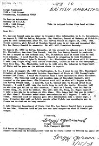 PHOTO The Soviet Union Warned The United States About The Upcoming JFK Assassination In The JFK Files