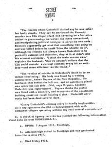 PHOTO The Two Most Interesting Pages To Read From The JFK Files