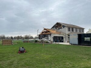 PHOTO 105 MPH Winds Damaged Homes Near Triton High School In Bourbon Indiana