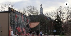 PHOTO Carmel Indiana City Hall Spared By Tornado