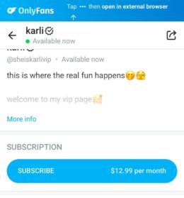 PHOTO Gabriella Zuniga Charges $12.99 A Month To View Her Exclusive Content