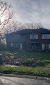 PHOTO Mansion In Carmel Indiana Damaged By Tornado