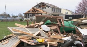 PHOTO Of Houses Destroyed By Bourbon Indiana Tornado