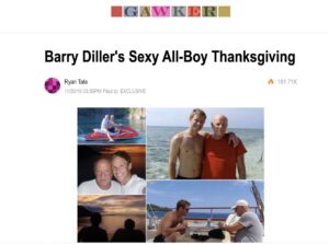 PHOTO Barry Diller Had An All-Boy Thanksgiving