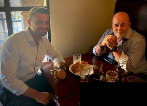 PHOTO Bernie Kerik Eating Dinner With Abe Hamadeh And Having Tons Of Drinks