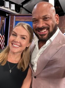 PHOTO David J Harris Jr Selfie With Karoline Leavitt