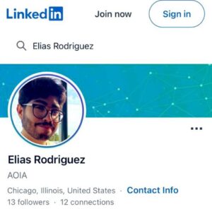 PHOTO Deleted LinkedIn Profile Of Elias Rodriguez Says He Was Born In Chicago