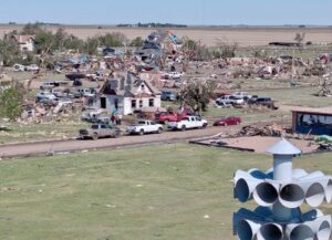 PHOTO No Homes Are Left Standing Grinnell Kansas After Tornado