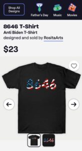PHOTO Of 8646 Anti-Biden T-Shirts