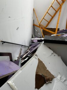 PHOTO Resident's Furniture And Everything Just Hurled Out Of The Hudson Apartments In St Louis During Tornado