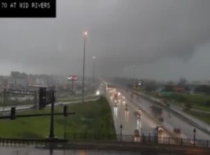 PHOTO Chesterfield Missouri Took Direct Hit From Tornado When Traffic Was On The Road