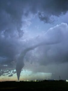 PHOTO Crazy Tornado Spinning On The Ground In Bismarck North Dakota