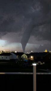PHOTO Tornado Was Very Close To Spinning Into Houses In Bismarck North Dakota