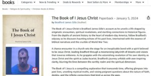 PHOTO Bradford James Gille Wrote A Paperback Book In 2024 Where He Claims He's Jesus Christ