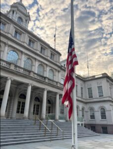 PHOTO American Flag At Half-Staff To Honor Didarul Islam