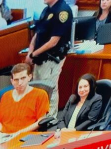 PHOTO Bryan Kohberger's Remorseless Stare In Court On Wednesday