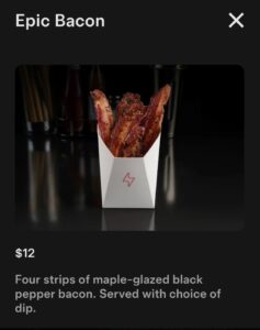 PHOTO Close Up Of Epic Bacon At Tesla Diner