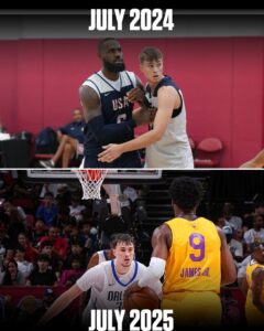 PHOTO Cooper Flagg Vs Lebron In 2024 Vs Cooper Flagg Vs Bronny James In 2025