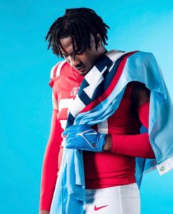 PHOTO Corey Adams Wearing The Ole Miss Flag On His Shoulder