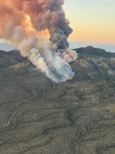 PHOTO Crazy Smoke From Mount Irish Fire Near Caliente Nevada