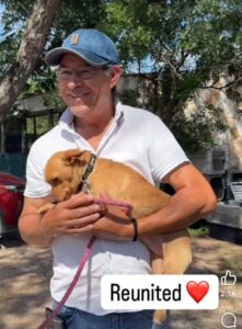 PHOTO Dachshund Reunited With Its Owner In Kerrville Texas