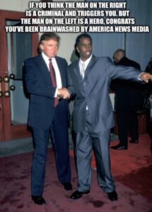 PHOTO Donald Trump P Diddy Media Brainwash Meme