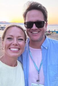 PHOTO Dylan Dreyer On The Beach With Her Husband