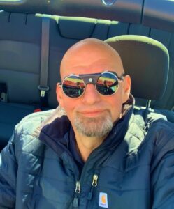 PHOTO John Fetterman Where Glasses Where He Can See Into The Future