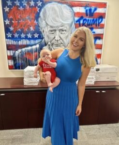 PHOTO Karoline Leavitt Dressed Her Child Up In A Red Trump Is President Onesie