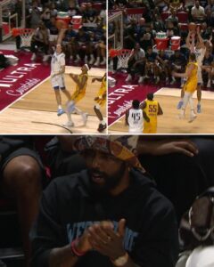 PHOTO Kyrie Irving Enjoying Cooper Flagg Putting Lakers Defense In Blender Still Shots