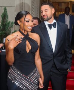 PHOTO Megan Thee Stallion Huge Grin While Out And About With Klay Thompson