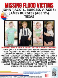 PHOTO Missing Poster Of Kerrville Texas Flood Victims