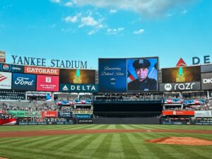 PHOTO New York Yankees Moment Of Silence For Didarul Islam