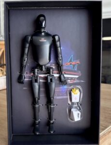 PHOTO Of Black Tesla Optimus Figure That Dropped At Tesla Diner Opening