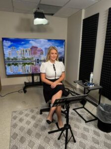 PHOTO Of Karoline Leavitt's Chunky Legs While Sitting Down For An Interview