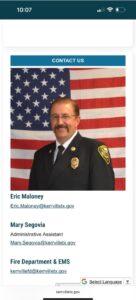 PHOTO Of White Kerrville Fire Chief
