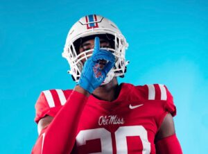 PHOTO Ole Miss' Corey Adams Making The Shhhh Motion With His Finger