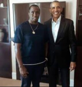 PHOTO P Diddy In Hotel Room With Barrack Obama
