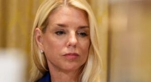 PHOTO Pam Bondi Realizing She's Toast