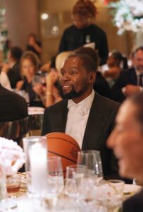 PHOTO Proof Kevin Durant Showed Up To Taylor Rooks’ Wedding With A Spalding Basketball