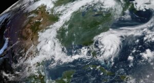 PHOTO Satellite View Of South Carolina Dealing With Tropical Storm Chantal Landfall