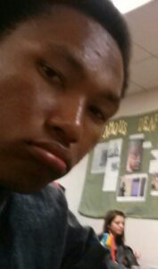 PHOTO Shane Tamura Selfie In His High School Classroom