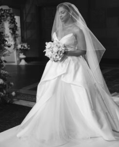 PHOTO Taylor Rooks' Wedding Dress Was Flawless