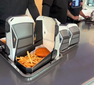 PHOTO Tesla Diner Burgers Look Fire In The Cybertruck Trays