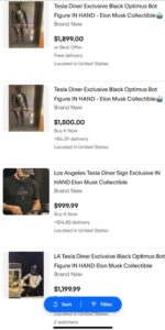 PHOTO Tesla Diner Collectibles Going For $1500 Or More On Ebay