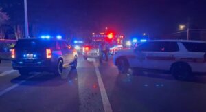 PHOTO The Corey Adams Shooting Scene Was Depressing With Ambulance And Police And Fire Department Surrounding The Scene